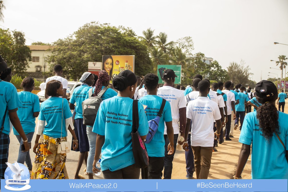 PeaceHubGMB's tweet photo. Isatou M. Secka, KM Youth Chairperson 🗣
“We should all come together and challenge social barriers to effective youth political participation and leadership at all levels across our social and political structures—this is in the interest of immediate progress.”
#Walk4Peace2 https://t.co/Kmhk3o5NkK