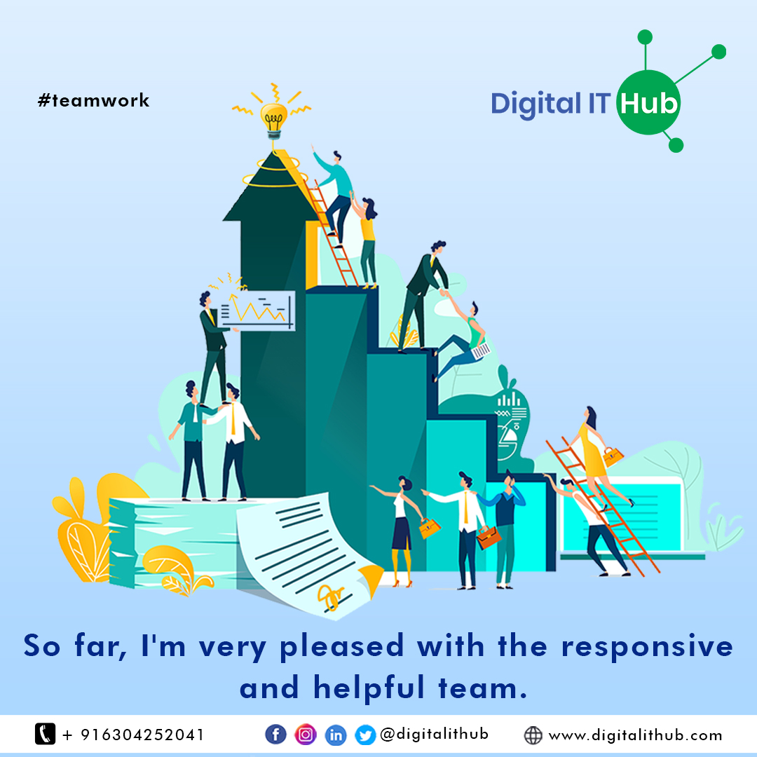 digitalithub's tweet photo. So far, I'm very pleased with the #responsive, helpful team of DITH.
Continue your #excellent work.
Reach us at https://t.co/b0lWlRnqKI
#winningteam #objectives #leading #lovemyteam #skillset #strongteam #oneteamonedream #teammember #ourteam #partnership https://t.co/3KjtgVhWd4