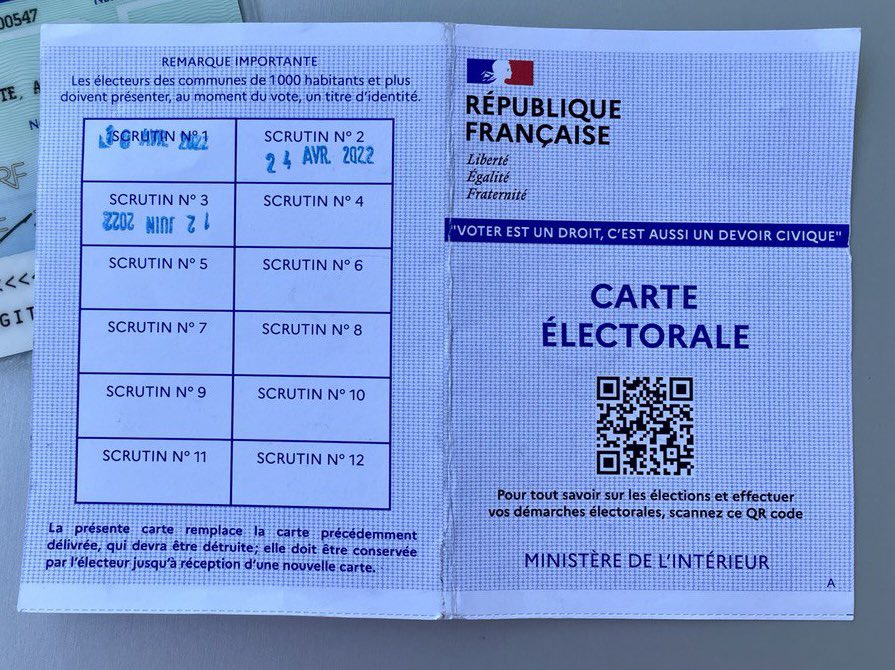 A voté ! 🇫🇷 vous aussi faites entendre votre voix ! #legislatives #legislative2022