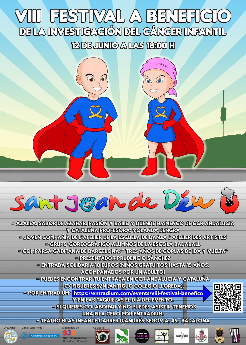 Nos vemos hoy en Badalona por una bonita y necesaria causa.

No faltad!

#comparsagaditanadebarcelona 
#tresañosdecoplasdeidayvuelta