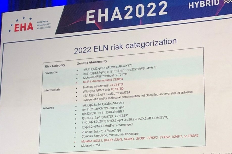 The FLT3-ITD allelic ratio is no more 😐

#AML #EHA22