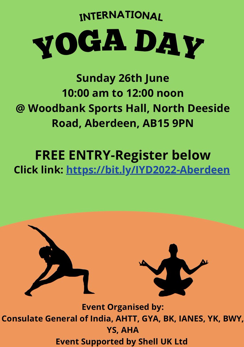 Still some spaces left to celebrate International Yoga Day