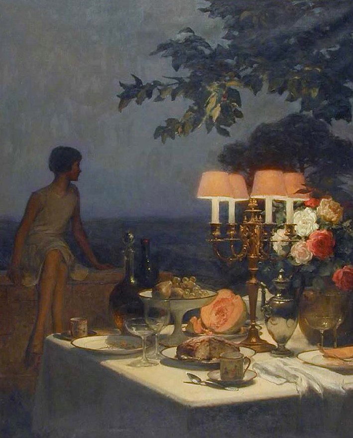 AldoLissi's tweet photo. Buona domenica!
Marcel Rieder, Relaxation and reverie after the meal, Collection privee, XIX - XX secolo. #sunday #art #artist #picofthedat #igers #culturadelcibo https://t.co/PxriC4uBEJ