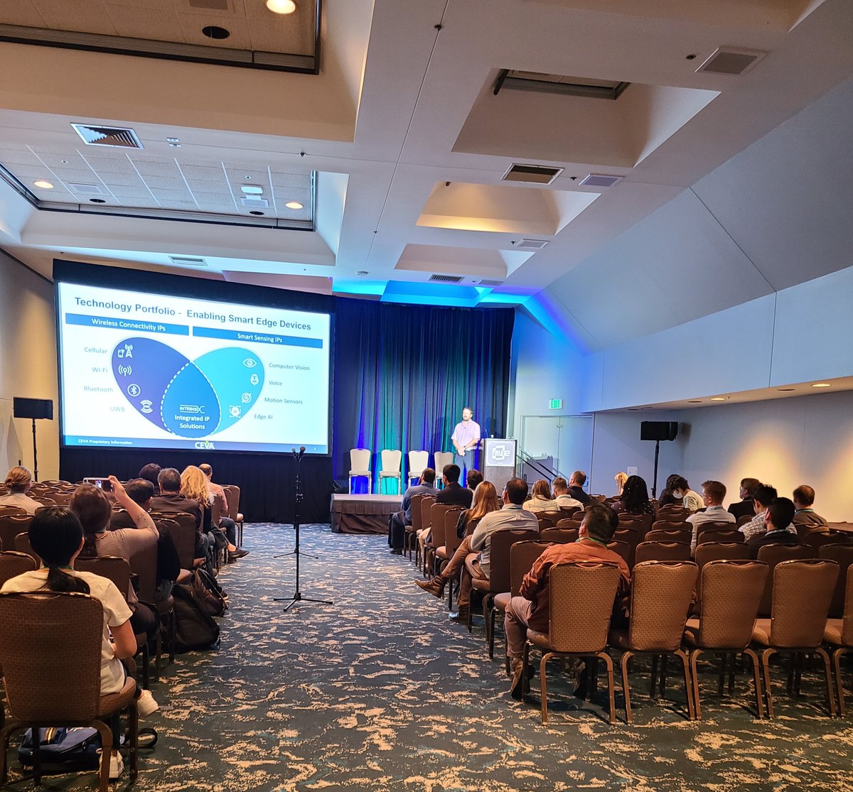 CEVA_IP's tweet photo. We are excited about the #Metaverse opportunity and our team's participation at the recent AWE show in Santa Clara, during which Sagi Zohar presented the CEVA #smart_sensing and wireless connectivity IP solutions for #XR devices.
See our upcoming events > https://t.co/uECp0mQlu6 https://t.co/Puc7jvgc5N