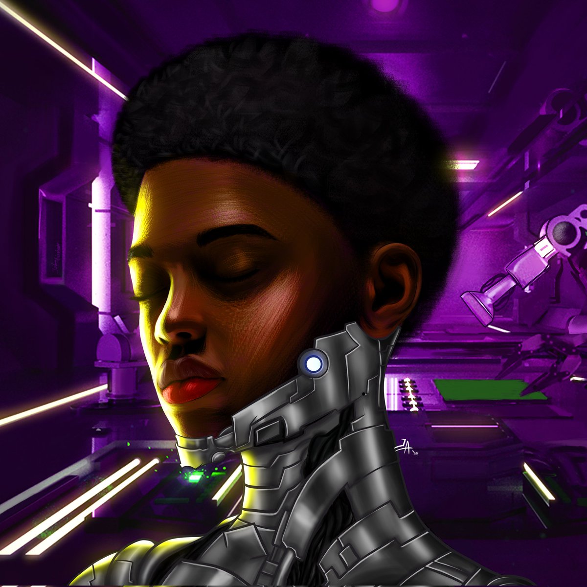afropadre's tweet photo. My #EVEcollab piece with @imit0r is still live on opensea.
.
"Mechanical"
.
https://t.co/W6LsuEZBqi https://t.co/pXNllcWYOM
