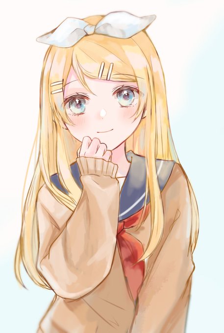 ロングりんちゃん
#鏡音リン 
#VOCALOID
#イラスト 