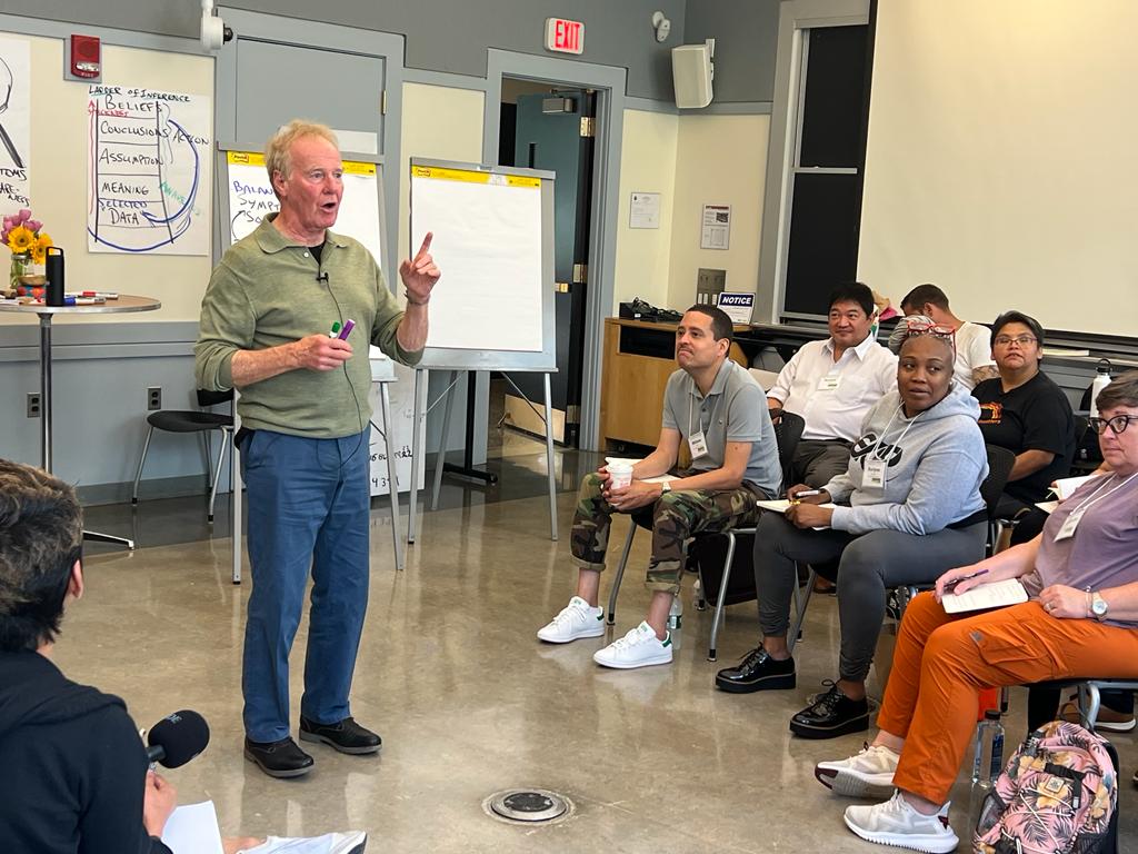 systemawareness's tweet photo. This week's blended workshop with 25 people in person at MIT and 94 attending on zoom from all over the world gives us the confidence to do it again. What are your thoughts on blended workshops? #compassionatesystems #systemsthinking https://t.co/933P9Hkcr1