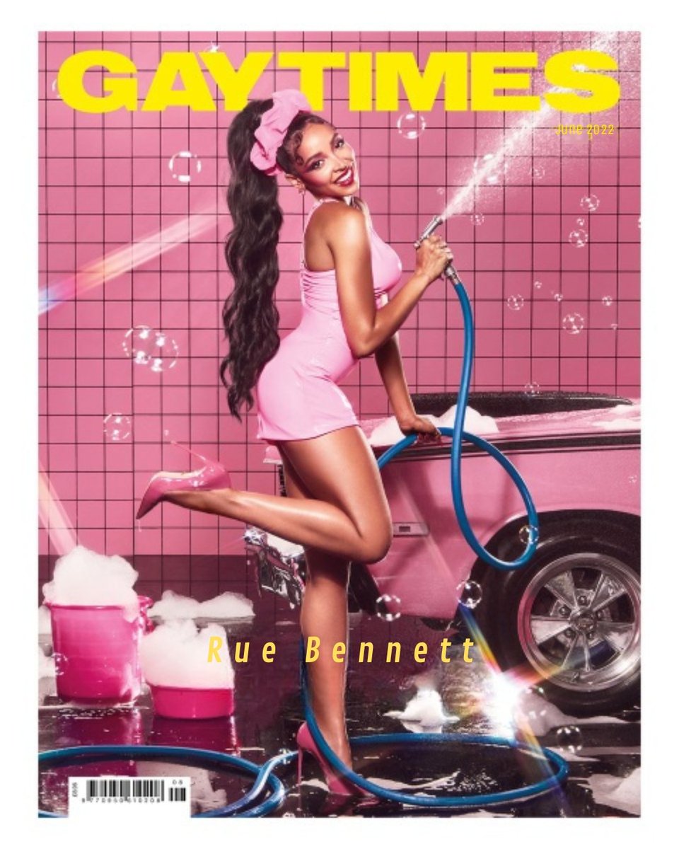 ⠀
⠀⠀⠀⠀⠀⠀⠀⠀⠀⠀GAY TIMES 
⠀⠀⠀⠀⠀⠀⠀⠀⠀⠀JUNE 2022.
⠀⠀