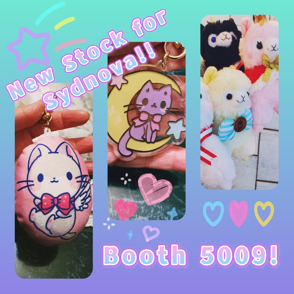 Thedecorafacto1's tweet photo. 🎀We will have lots of new items and restocks of popular kawaii goods at Supanova Sydney! 😍See you soon cuties!🎀
#thedecorafactory #decorafactory #kawaii #jfashion #cute #supernovasydney #kitty https://t.co/XkUOVIg7UA