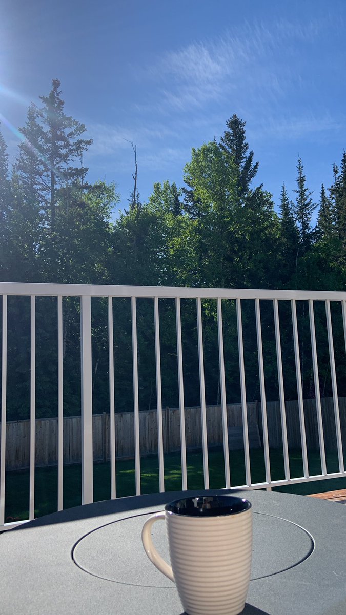 Sunday morning coffee in the sun 🥰