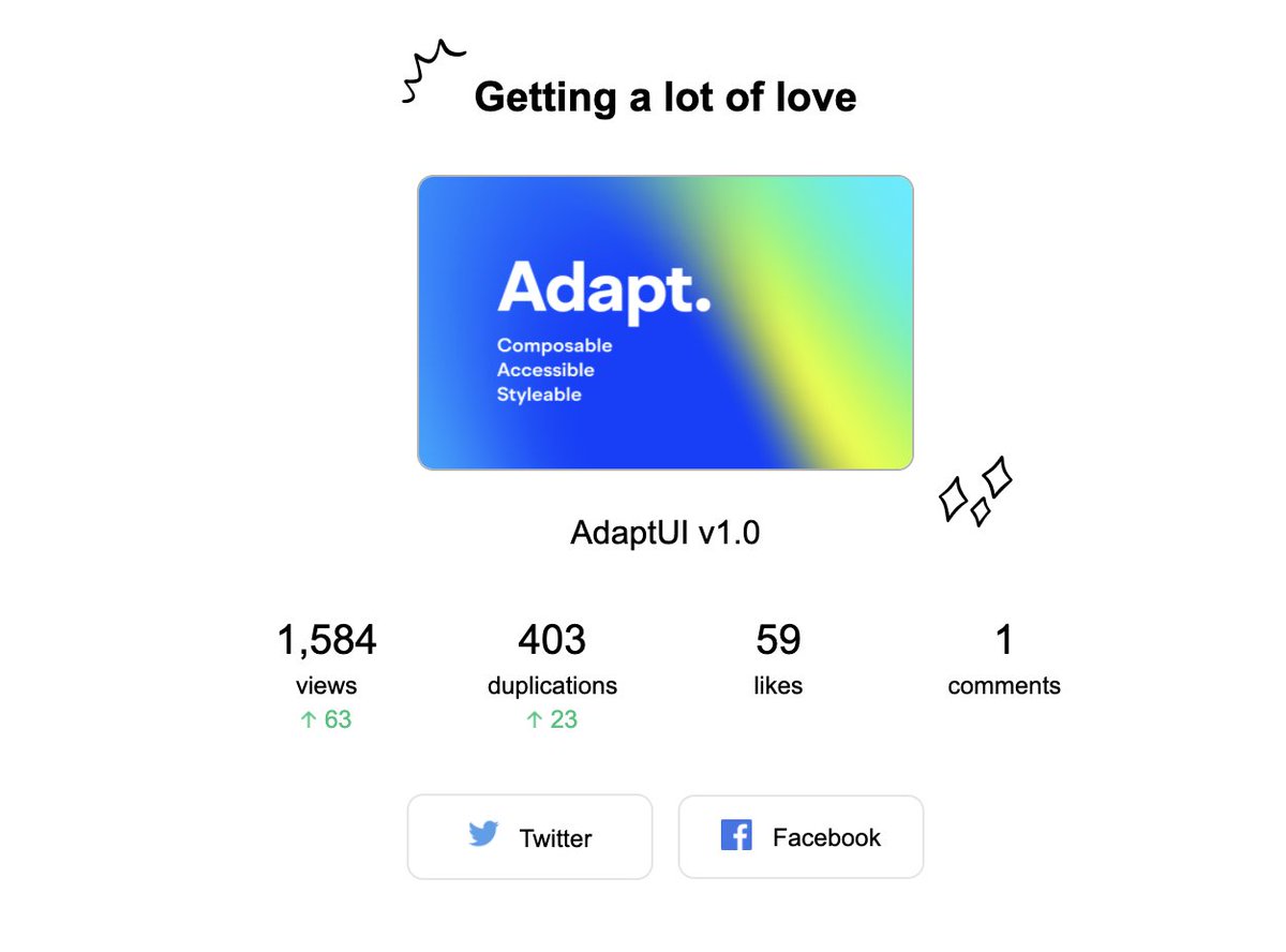 adaptui's tweet photo. Tiny steps ✨✨

#figma #figmadesign #design #uiux #UI #designsystem https://t.co/u3tmvqmZWG