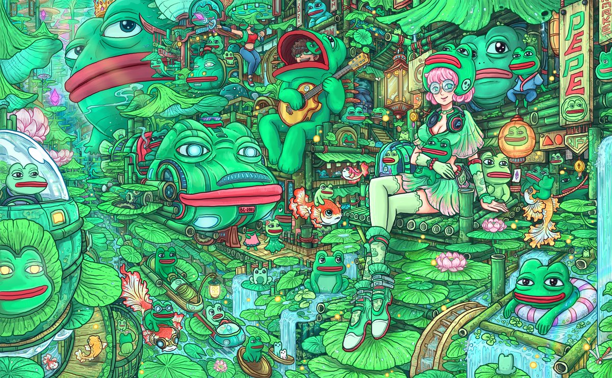 📢 I have now created a new collection in <a href="/foundation/">Foundation 🌐</a> and have put some unsold work in there.  and have corrected some of the images for better.
Thx for the inspiration from <a href="/jaggedsoft/">jagged</a> who pushed the work on Pepe.🤟🔥
foundation.app/@tul_artenter/…
#NFTCommmunity #pepenft #NFT #NFTdrop