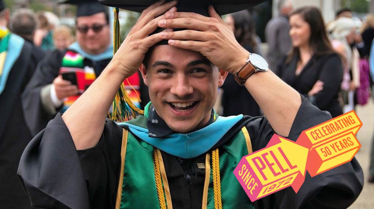 "Receiving the Pell Grant was a huge lift for me in that it gave me the ability to go to school and work part-time without living paycheck to paycheck." —Jeremy Brooks, <a href="/CalPoly/">Cal Poly</a> grad &amp; current <a href="/UCBerkeley/">UC Berkeley</a> staff 

#PowerOfPell #DoublePell #UC4Pell #PellTurns50