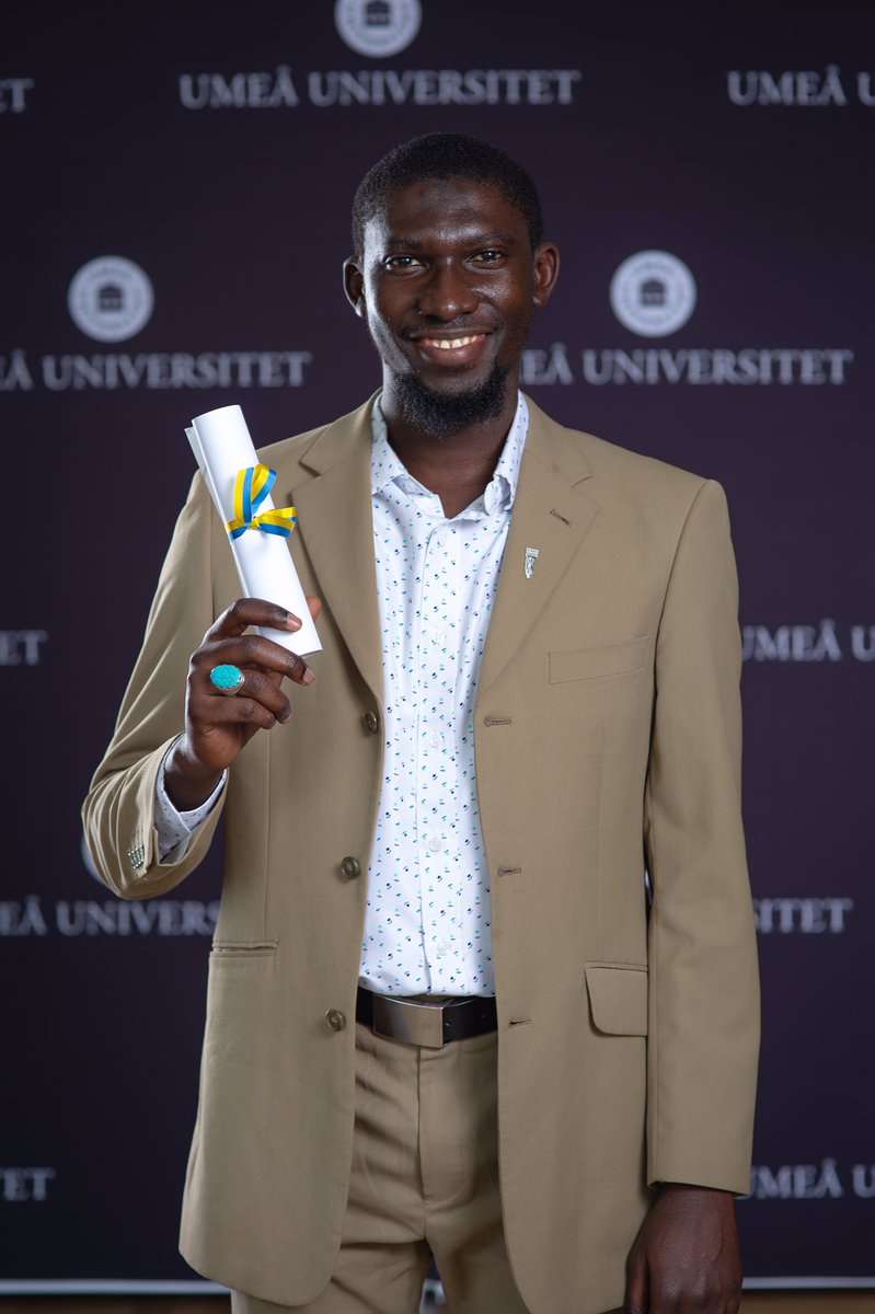 eboybarrow's tweet photo. MSc Public Health 2022 Graduation #Epidemiology #GlobalHealth #SwedishInstitudeScholarship #UmeåUniversity #Sweden https://t.co/0sEpWKW0X9