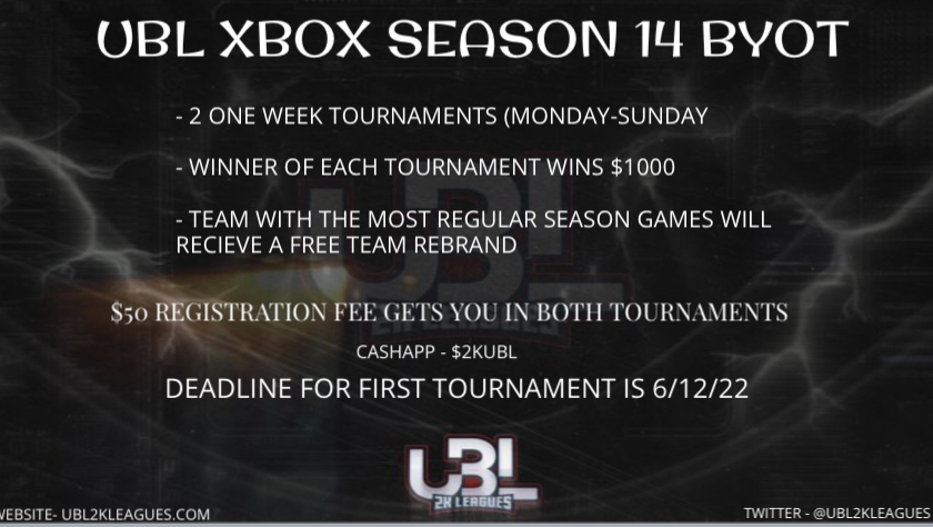 Today is last day to be added to week 1 bracket! Reg season also start tomorrow! @UBLM1K3 <a href="/2kDiscord/">SQUAD FINDER</a> <a href="/2KFreeAgency/">🚨📊 FADEZ THE TRADER 💈🚨</a> <a href="/iNetworkSports/">iNetwork</a> <a href="/CallTheFedz/">call the fedz</a> <a href="/GoHaRD_219/">GoHaRD</a> <a href="/Makkyd33/">MakkyD33</a> @vTwostep <a href="/C4OnTop/">Category Four 🌪️⚡️</a> 

docs.google.com/forms/d/e/1FAI…