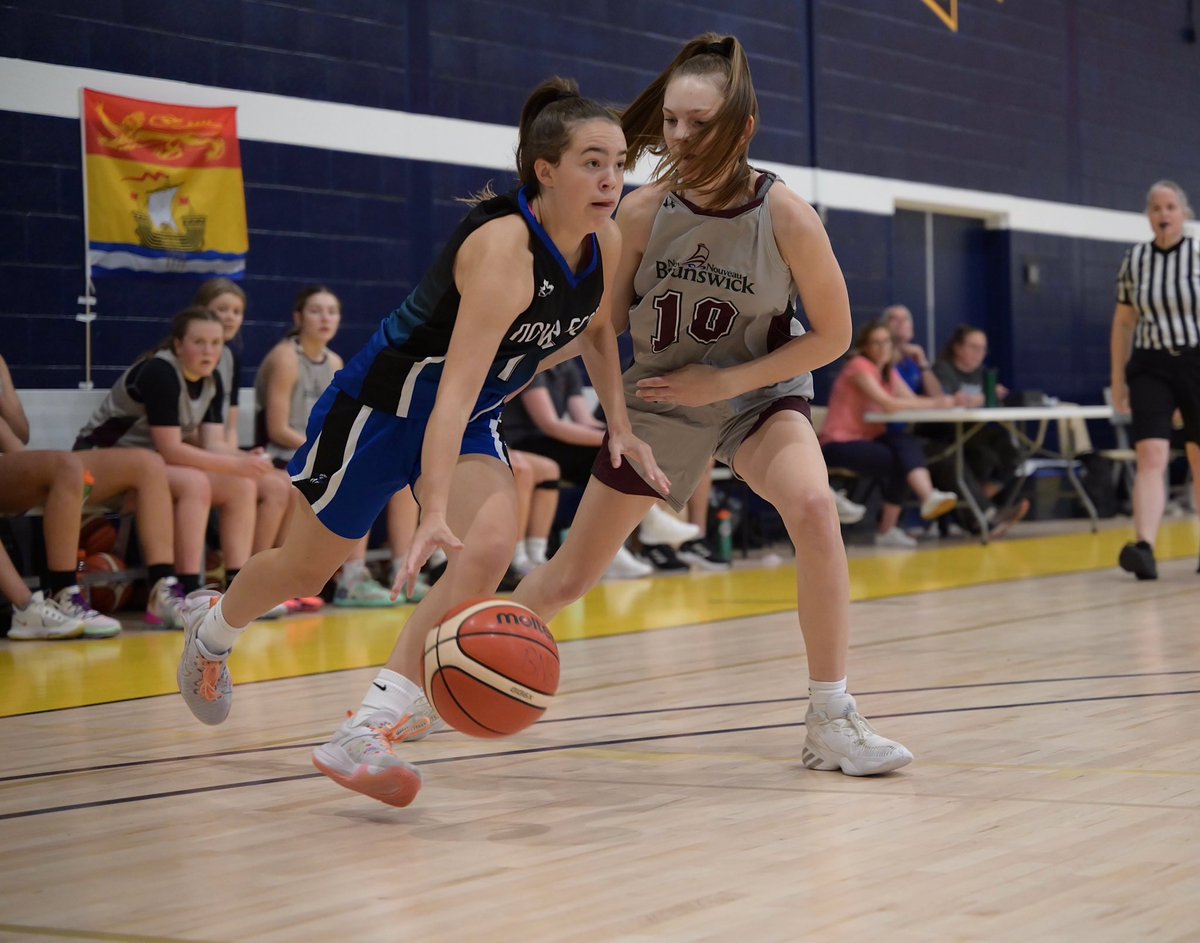 DWinston_Photo's tweet photo. Your U15 Girls in action @BasketballNS against @BasketballNB !!🏀 @CrandallU https://t.co/EmeJGbWYpd