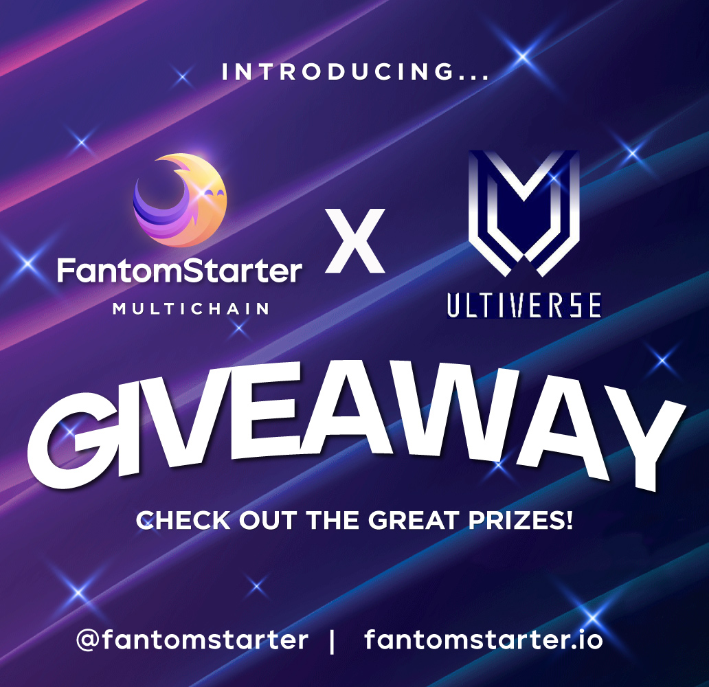 🚀 FantomStarter x 
<a href="/UltiverseDAO/">Ultiverse</a> Giveaway 🚀

Prizes:
🏆 1 x Electric Sheep Mintlist Spot
🏆 2 x FS IMP Key NFT

To enter:

1️⃣ Follow <a href="/0xElectricsheep/">Electric Sheep NFT</a>, <a href="/UltiverseDAO/">Ultiverse</a> and <a href="/FantomStarter/">FS (Prev. FantomStarter)</a>
2️⃣ Like &amp; RT
3️⃣ Tag 2 friends &amp; 1 Influencer

⏳ Ends in 48hrs. Good luck!
