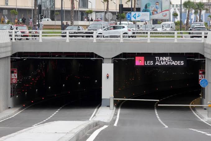 Morocco completed one of Africa's longest tunnels, Almohades Tunnel in Casablanca at a cost of $82.1 million in 2021.

It is 2,179 meters long including 1,817 meters underground.

To ensure safety for the users, it has 88 cameras, 8 emergency exits, 600 LED spotlights.