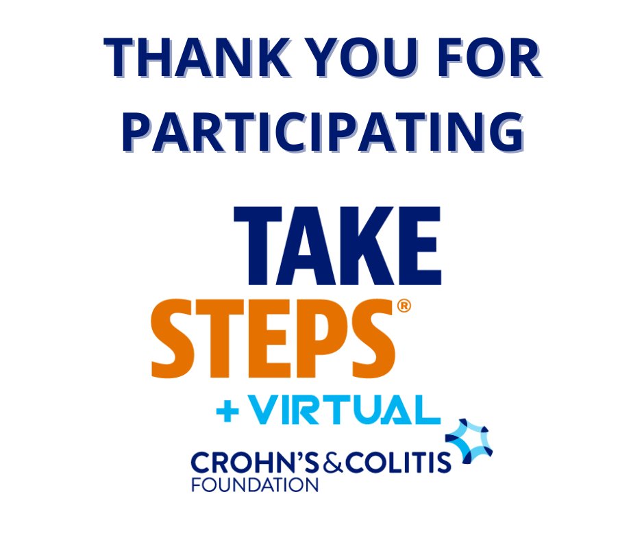 CrohnsColitisFn's tweet photo. Thank you to everyone who participated in TAKE STEPS + VIRTUAL on Saturday! Share your photos with us, use #WhyITakeSteps!
We still have in person walks happening around the country! Visit: https://t.co/ekIQso3N8G to learn more. https://t.co/Xv7Hl4aBgB