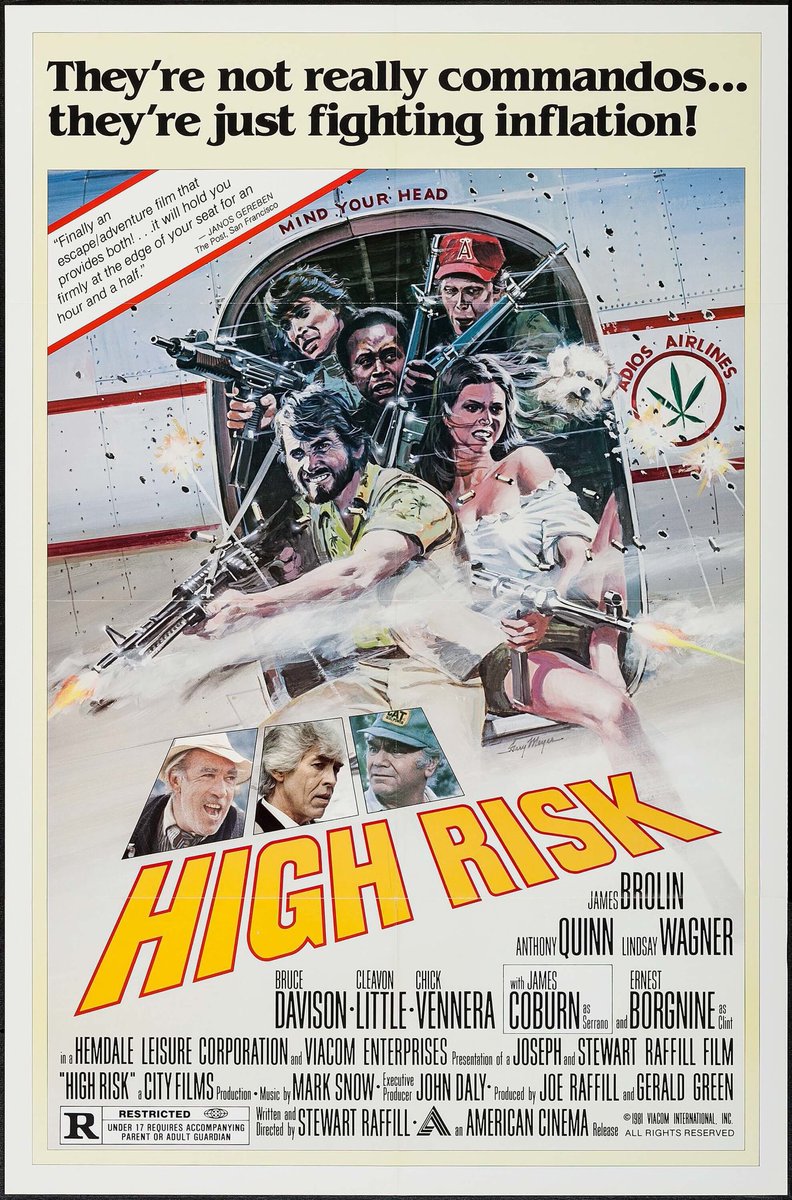 13visions's tweet photo. Another #ExFest in the books. Had a great time as always. Here’s what was shown:

HIGH RISK (1981)
THE LADIES CLUB (1986)
DEADLIER THAN THE MALE (1967)
KILL OR BE KILLED (1976)
CRIMSON BAT, THE BLIND SWORDSWOMAN (1969)
HIGH CRIME (1973)
KILLER’S ROMANCE (1990) https://t.co/sQREXhOU5o