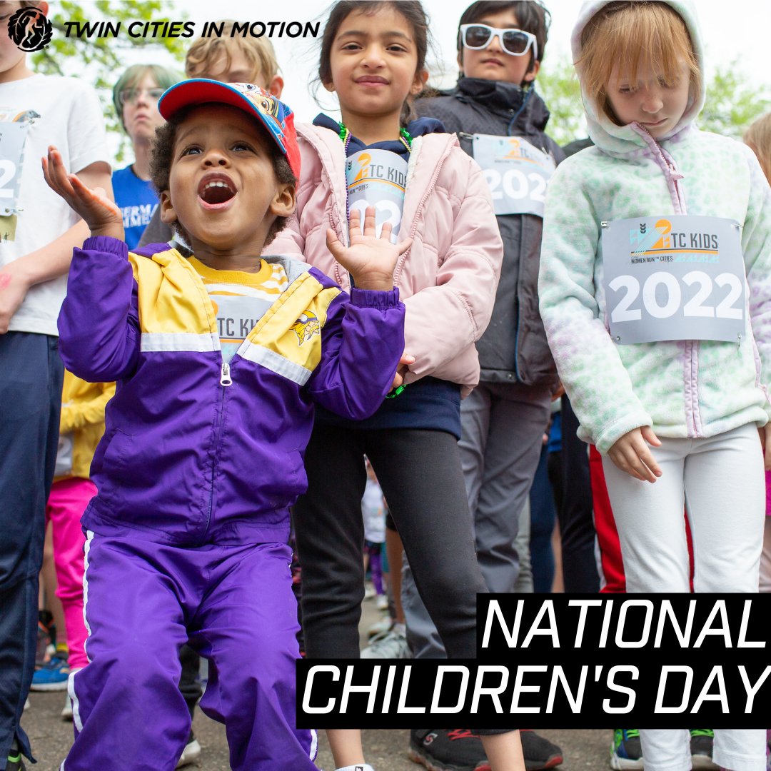 tcmarathon's tweet photo. Today is National Children’s Day and we love our #TCKids 🧡 With TC Kids Run Free, any child can register for any TCM event for free!
#MoreThanAMarathon #twincitiesmarathon #twincitiesinmotion https://t.co/HAeQJhpdsv