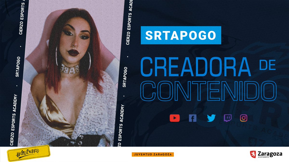 CierzoEsports's tweet photo. Hoy presentamos a una nueva creadora de contenido, @SrtaPogo. Si quieres que el hardcore y el rosa inunde tus sesiones de twitch no dudes en visitarla
🦊 B-I-E-N-V-E-N-I-D-A 🦊 https://t.co/OzImSq73LQ