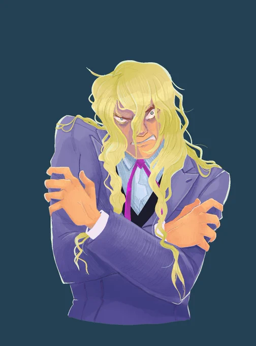 doing some ace attorney sprite redraws to get back in the swing of things! here's some kristophs 
