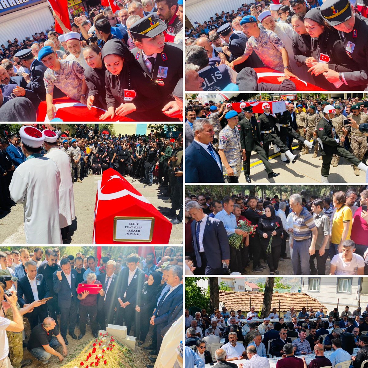 nazlidemirrr's tweet photo. Şehidim Hakkını Helal Et Bize 🇹🇷🇹🇷🇹🇷
Gölbaşı ilçemize bağlı Balkar beldesi nüfusuna kayıtlı olup dün Pençe-Kilit operasyon bölgesinde EYP saldırısı sonucu şehadete eren kahraman askerimiz S. Er Fuat Özer’i bugün Balkar beldesinde vatan toprağına emanet ettik. https://t.co/lKWOVeUomN