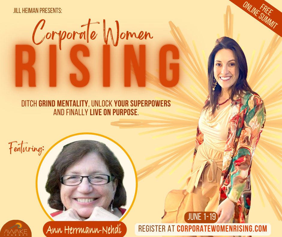 I am excited that today my interview with Jill Heiman, CMT will air as part of the Corporate Women Rising Online Summit. It is free to attend and we explore
4 strategies that will help you to build and maintain your mental #resilience. corporatewomenrising.com 
#womenleaders