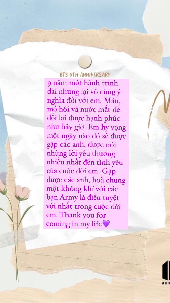 2005_huong's tweet photo. 9 years with our precious 7 angles
#2022BTSFESTA
#BTS9thAnniversary 
#HappyBirthdayBTS
#9YearsWithBTS
#BTSBestFriendsOfMyLife
#TheBestHasYetToCome https://t.co/zd7WQraasY
