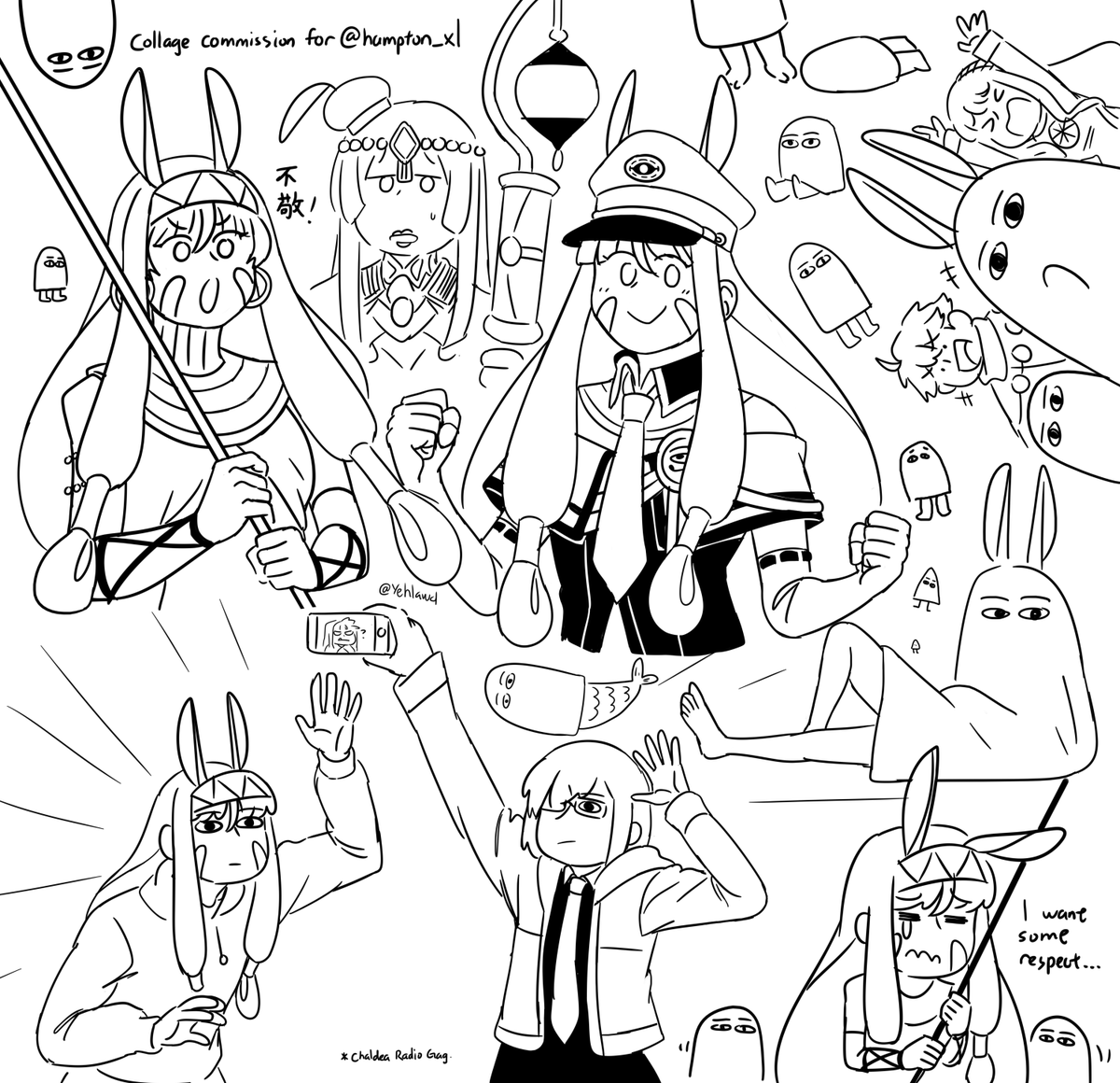Collage of Nitocris! Commission for @hampton_xl Thank you very much!! #FGO #FateGO 