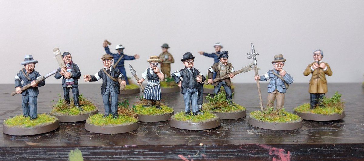 Well, that's the Home guard in civvies finished, #crookeddice #spreadthelard