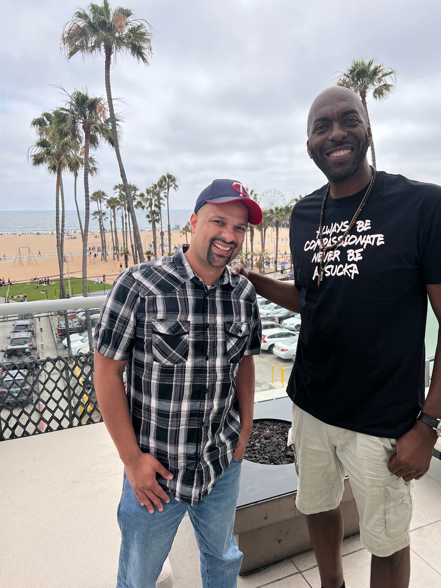 Had a great conversation with businessman, actor, and 4x NBA champion <a href="/thejohnsalley/">John Salley</a> while in Santa Monica last night! John has a very sharp mind and a disciplined focus which I greatly appreciate.<a href="/BVG_TwinCities/">Brown Venture Group, LLC</a>