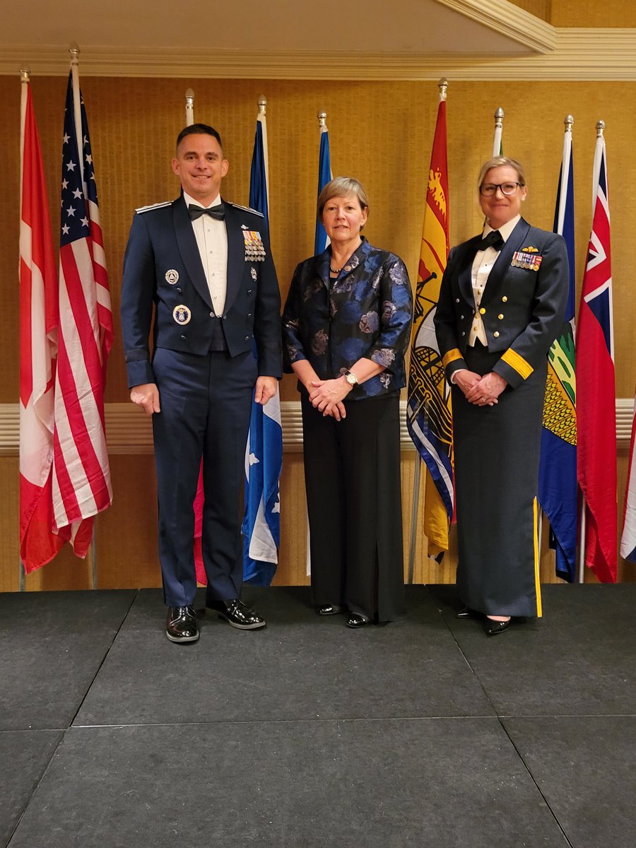 MajorGen Ed Phelka, BrigGen Jamie Speiser-Blanchet, National ACL President Hille Vitte at the National Air Cadet League Annual AGM, 3 great Organizations <a href="/AirCadetLeague/">Air Cadet League of Canada</a> @cadetsca <a href="/CivilAirPatrol/">Civil Air Patrol 🛩️</a> @ComdCJCR <a href="/CAPNationalCC/">Maj Gen Edward D. Phelka</a> <a href="/MajGenPhelka/">Maj Gen Edward Phelka, CAP</a>