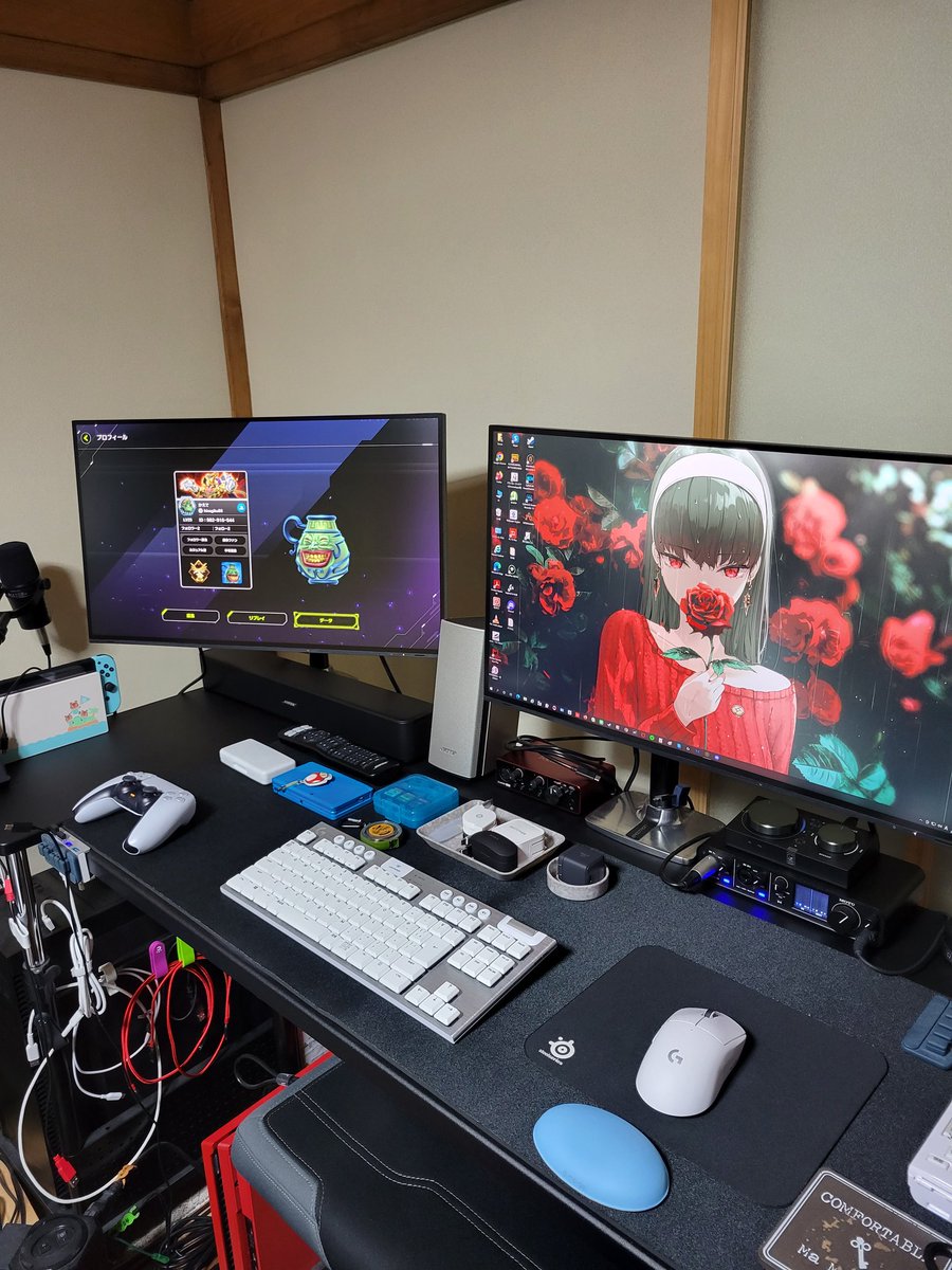 kaedehina's tweet photo. キャプチャーもできて快適に遊びたい( ◜︎◡︎◝︎ )

#お前らのPCデスク周り晒してけ
#デスク周り
#デスクツアー https://t.co/yL9WdSIfDL