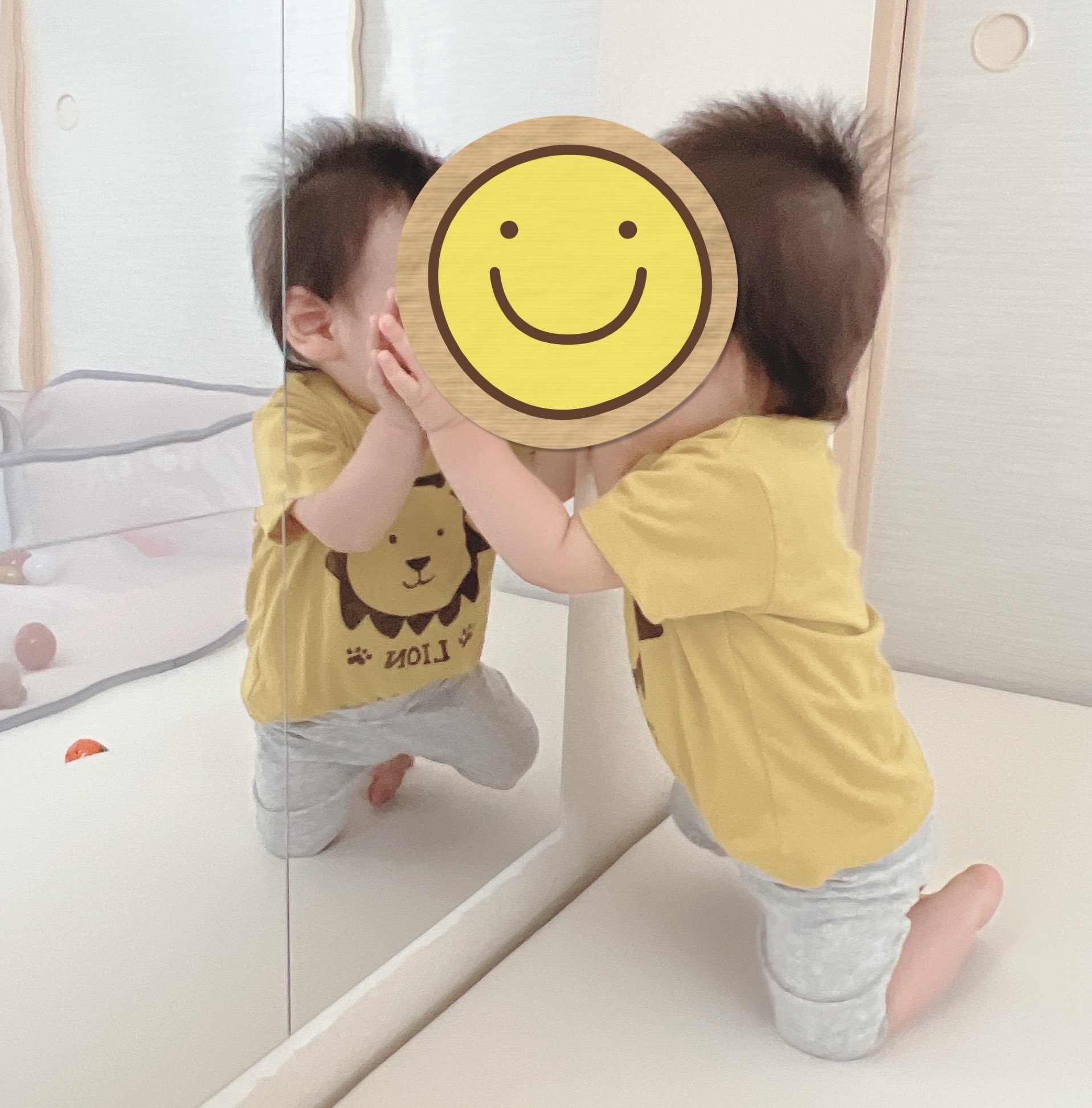 まおとろ キッズスペースに割れない鏡設置したら永遠にニコニコはしゃいでて可愛すぎますねご自身の可愛いお顔見れてうれしいですよねそりゃとてつもなく可愛いですもんね T Co Negyftbxxk Twitter