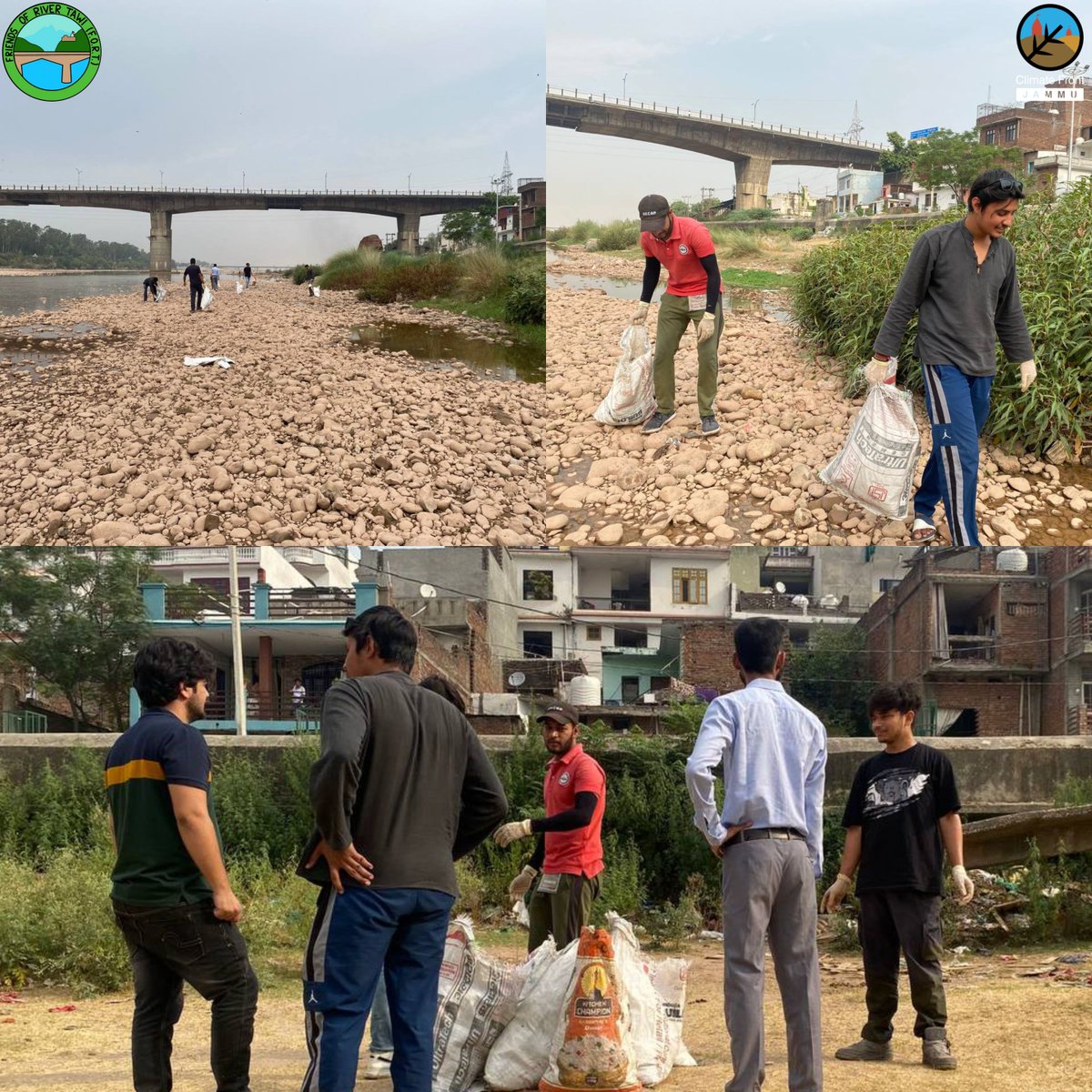 ClimateFrontJMU's tweet photo. #ClimateFrontJammu #Jammu #JammuAndKashmir #ClimateActionNow #CleanUp #ClimateActivism #TawiRiver #SaveTawi #FriendsofRiverTawi #ClimateEmergency #Climate #SaveEnvironment #climateactivism #environment #climateconcerned
#ClimateAction #climatecrisis #climatechange https://t.co/zcOWn4VXQI