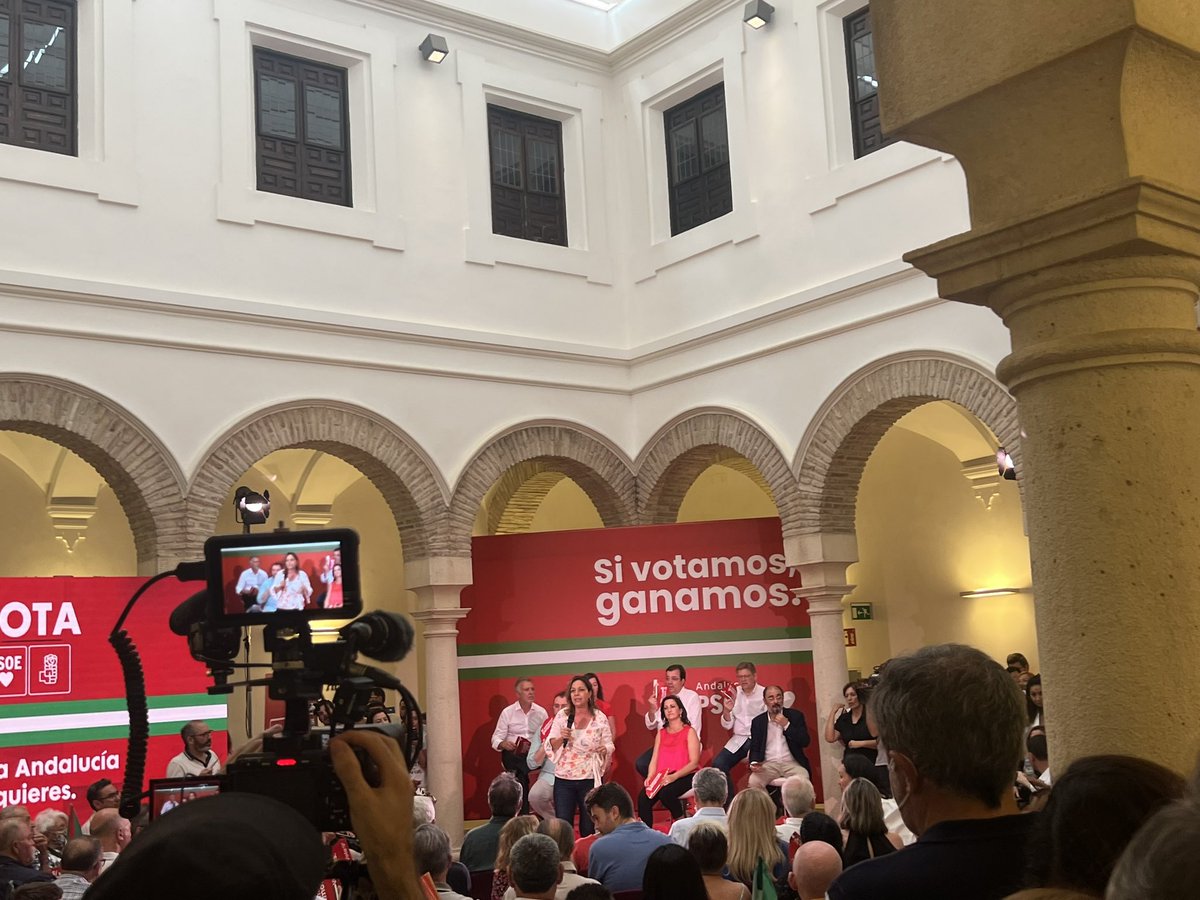 #SiVotamosGanamos 🌹 Tenemos un gran acto con  <a href="/_JuanEspadas/">Juan Espadas Cejas</a> y con los presidentes y presidentas autonómicos socialistas de España 💪🏻 
#VotaPSOE
