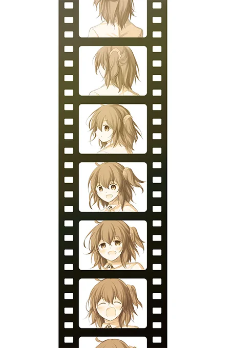 今日は新刊表紙用にぐだ子の顔を色々描きました。
「人の気配がして振り返ったらロマニがいたよ」みたいなシチュで。 
