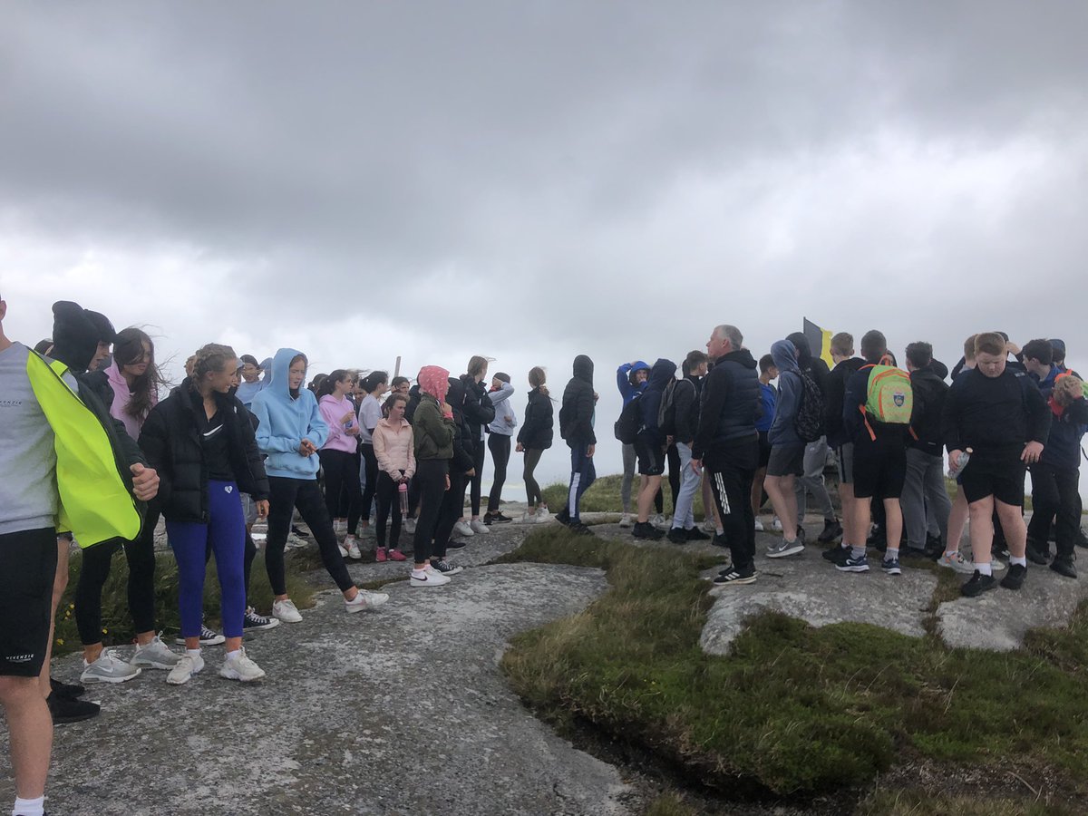 colchiarain's tweet photo. Croc Leitir mhóir maidin inné 🌧🌧 #gaeilge #cúrsaA https://t.co/2Y09cvV83F