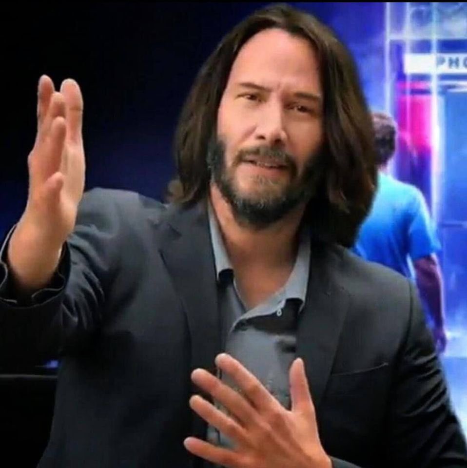 “Be excellent to each other dudes” ❤️🎸 #billandted #keanureeves