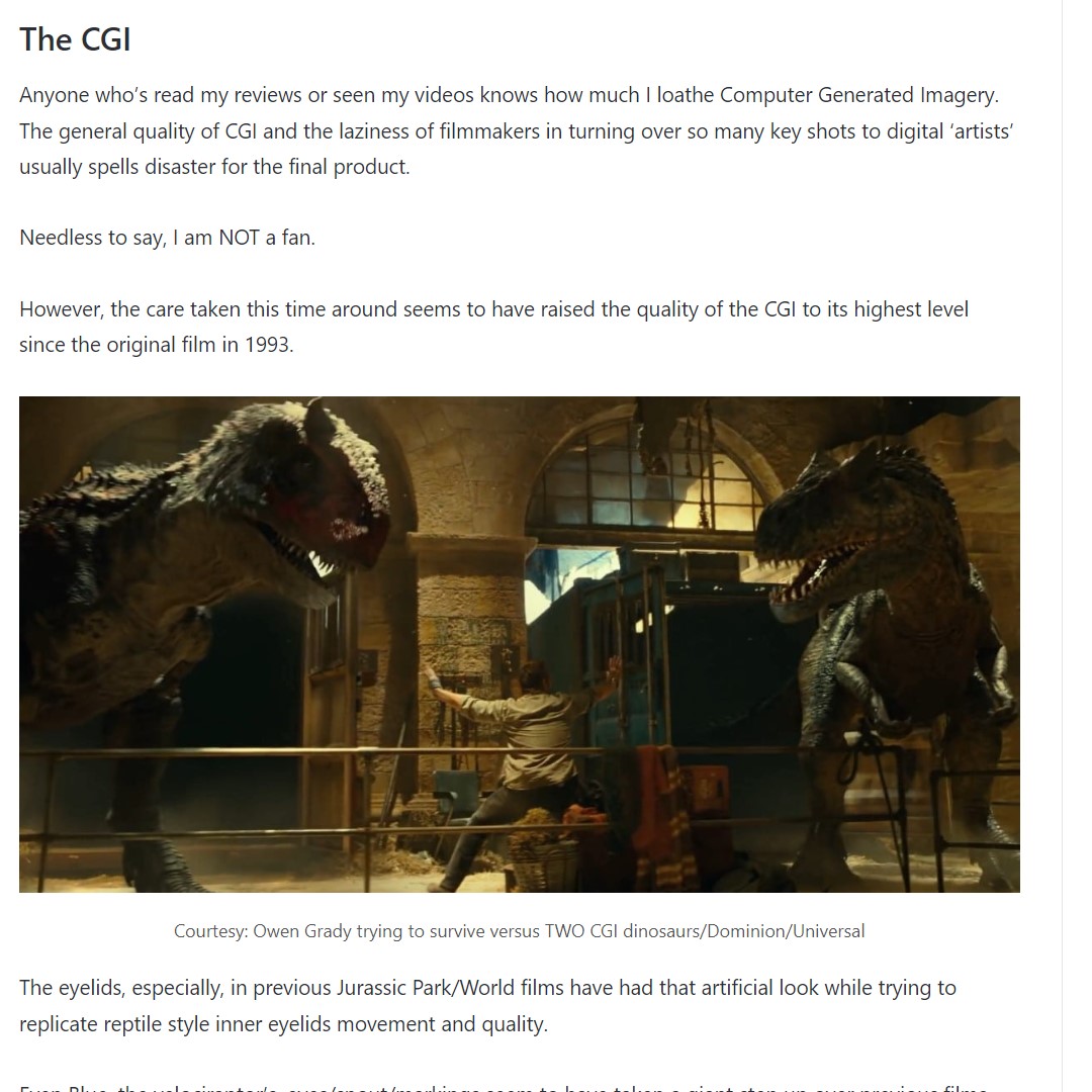 dragonmovieguy's tweet photo. Check out my #JurassicWorld #Dominion #moviereview on #ReviewNation! https://t.co/OQa76myx2I