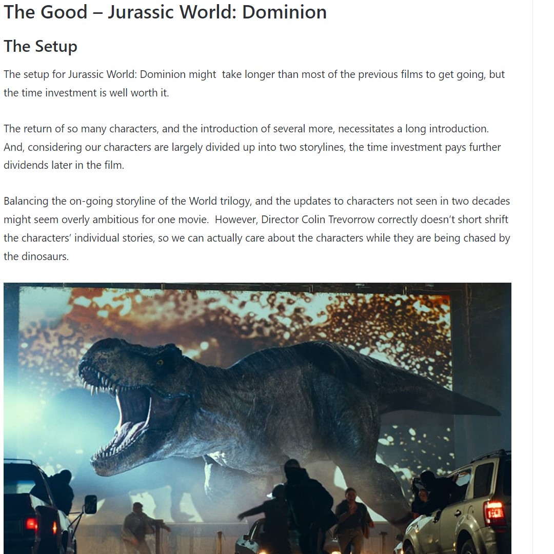 dragonmovieguy's tweet photo. Check out my #JurassicWorld #Dominion #moviereview on #ReviewNation! https://t.co/OQa76myx2I
