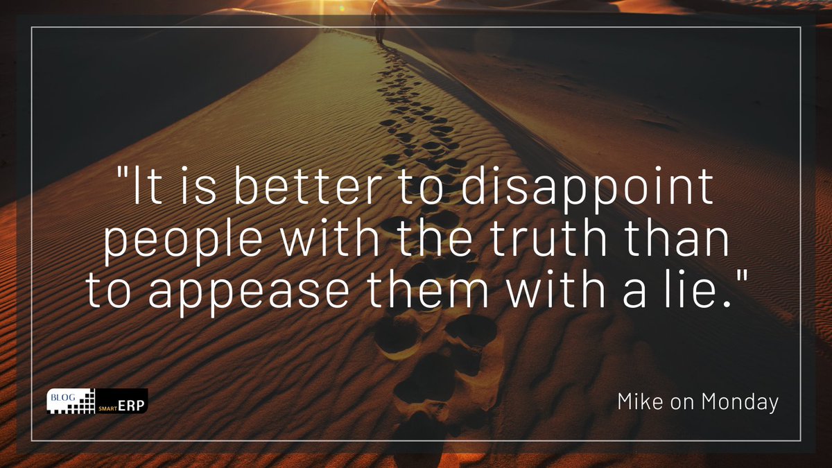 smartERPblog's tweet image. smarterpblog.com
#mikeonmonday #smartERP #Truth