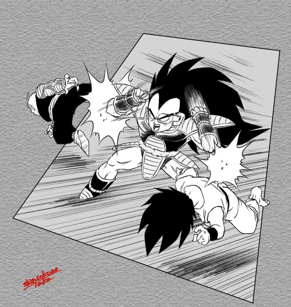 #悟空 & #ビッコロ
vs
#ラディッツ

デフォルメシリーズ

#dragonball #dragonballart #サイヤ人来襲 #兄弟 #サイヤ人 