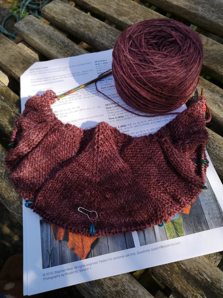 Grump... Sort of - sat down in the garden with coffee and knitting to listen to <a href="/bbctms/">Test Match Special</a> and within seconds someone starts up a petrol mower and a cat joins in 😂 #ENGvsNZ #knittingtwitter