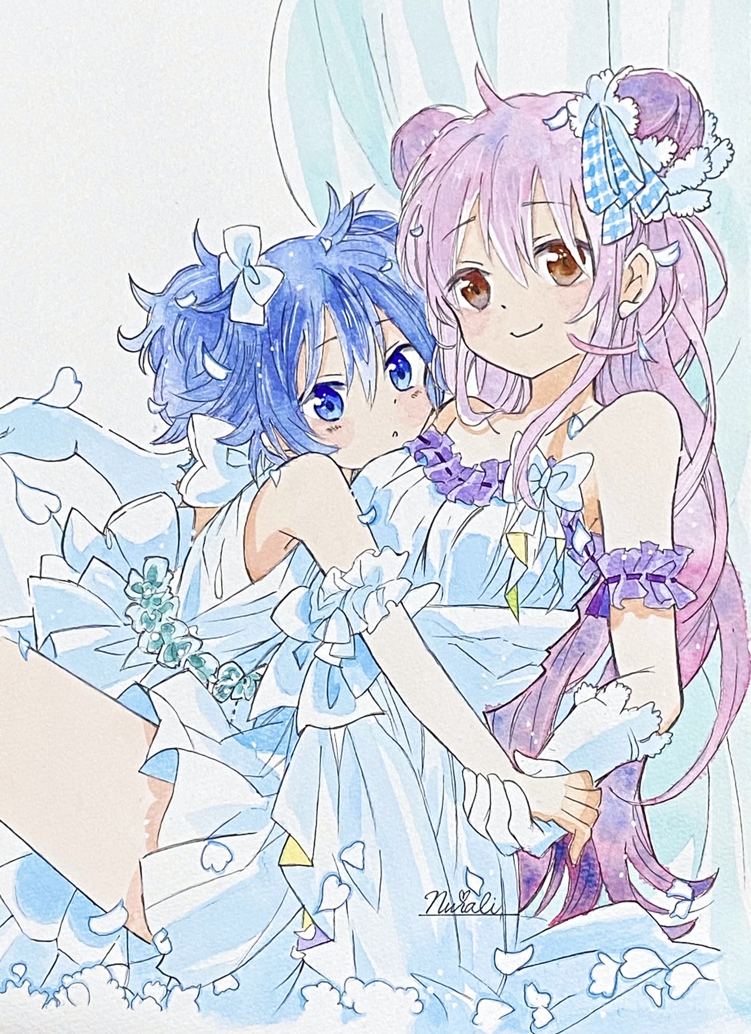 ハッピーシュガーライフ　松坂さとう　神戸しお　抽選　イラストカード　② ハッピーシュガーライフ #松坂さとう #神戸しお ・ ・ ・ 見