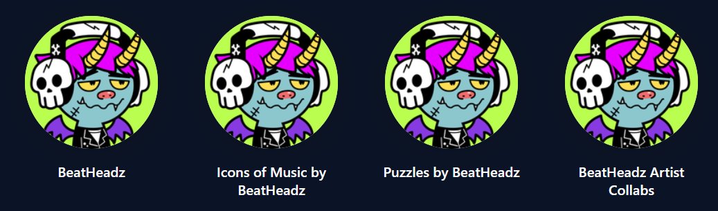 <a href="/BeatHeadzNFTs/">BeatHeadz 🎧</a> Folks, BeatHeadz was just the beginning.  There is SO much in store for this BRAND (yes, brand) and we're only sneaking up on two months!! Get involved and get collecting NOW. #BeatHeadz #NFTProject