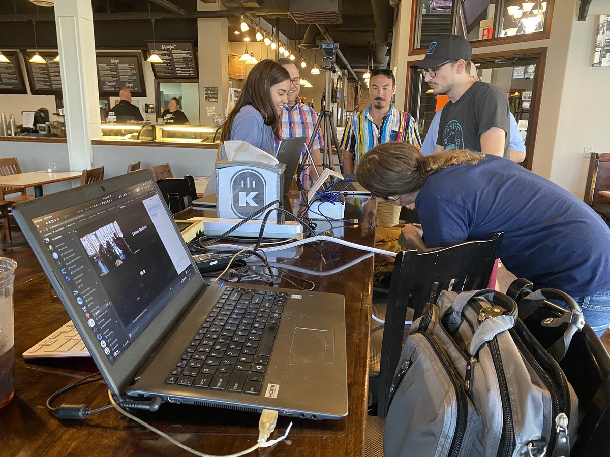 OKCWebdevs's tweet image. OKC Coffee and Code yesterday was awesome! So excited for the next one this upcoming Friday, 6/17 - and then we have our next virtual OKC WebDevs meetup over Remix that following Tuesday, 6/21! Links to both in 🧵