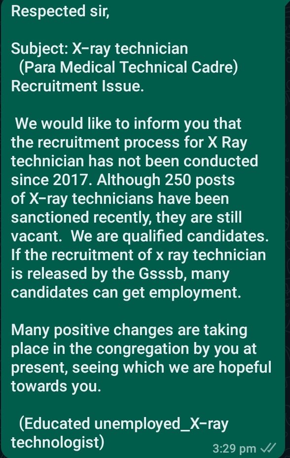 RmnikB's tweet photo. @Bhupendrapbjp @GSSSB_OFFICIAL @AKRAKESHIAS1 @Rushikeshmla @CRPaatil @narendramodi @msisodia
@MoHFW_GUJARAT @YAJadeja

#Educated_unemployed_xray_technician https://t.co/7aJkHawiJ5